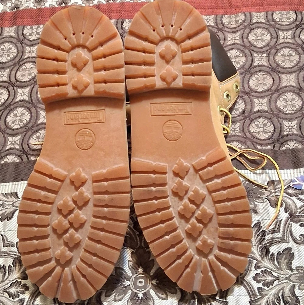 Timberland Juniors Sz6M Shoes Boots Tan-Brown Unisex Women (Sz8)‎ Waterproof